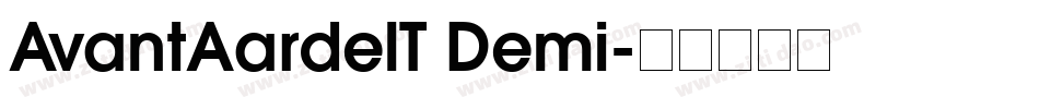 AvantAardelT Demi字体转换